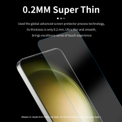 Защитное стекло с прозрачными рамками от Nillkin для Samsung Galaxy S24+, серия H+Pro Anti-Explosion Glass Screen Protector