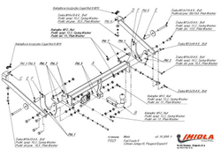 Фаркоп IMIOLA F.023 FIAT Scudo, Citroen Jumpy, Peugeot Expert  2007-(паспорт и сертификат в комплекте)(без электрики)