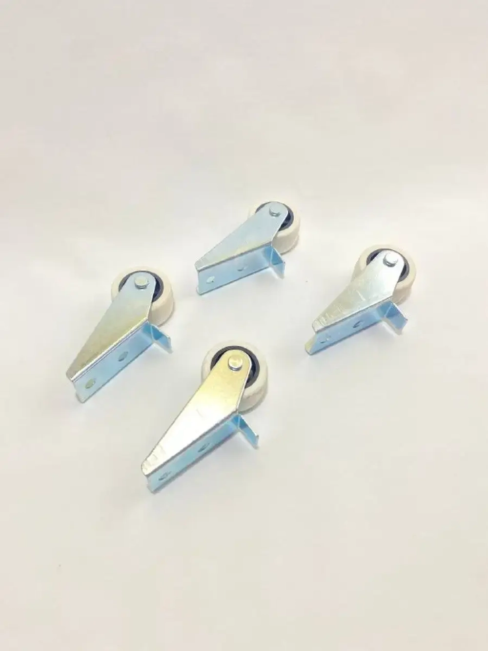 Колесо для мебели ролик для дивана 4 штуки №0232 бел