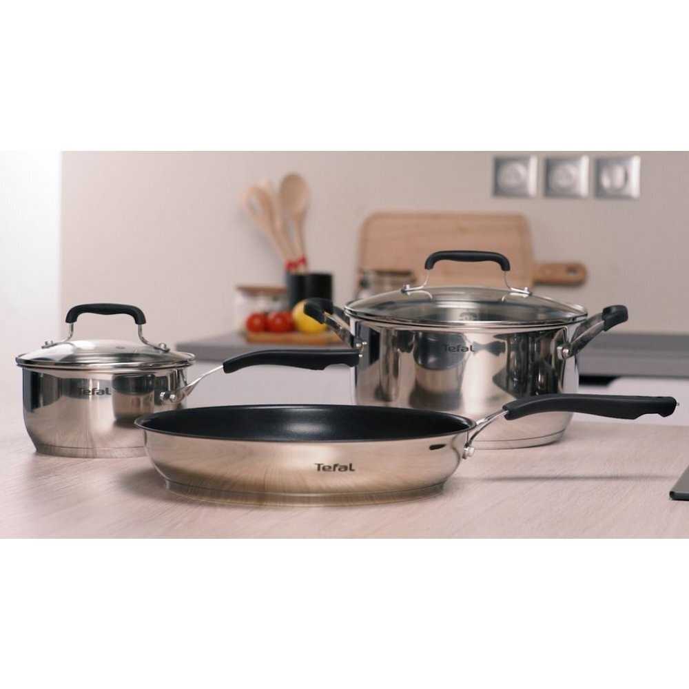 Набор посуды Tefal Cook&Cool 1,4/2,8л 16/24/28см G7155S14