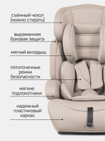 Автокресло детское Farfello Costa CS-003 группа 1/2/3 (9-36) бежевый
