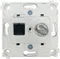 Donel R98 Механизм Компьютерной+спутниковой розетки RJ45+SAT, серия (тип) DA