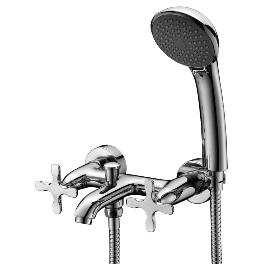 LM5712C Дуэтто Смеситель для ванны с коротким изливом, хром (к/к 12)