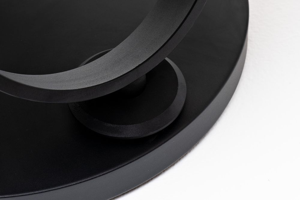 "Олимп" стол журнальный раздвижной из HPL 80-131х131см, Н43,5, цвет столешницы мрамор "Каррара"