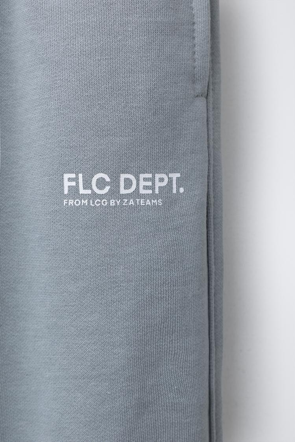 ZARA БРЮКИ-ДЖОГГЕРЫ С НАДПИСЬЮ, ЖЕМЧУЖНО-СЕРЫЙ