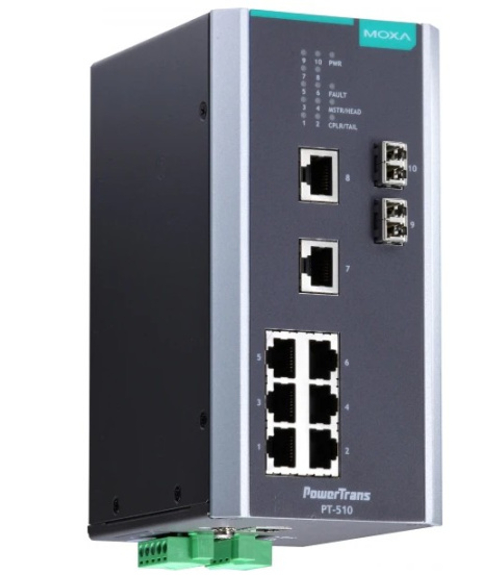 Коммутатор управляемый MOXA PT-510-MM-LC-HV