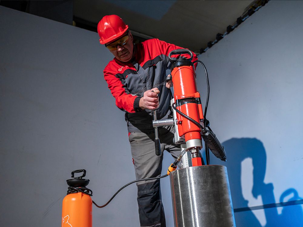 Установка алмазного бурения VOLL INDUSTRIAL V-Kit 400 - сверлильная машина / до 400 мм