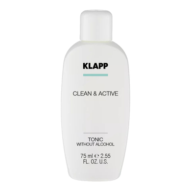 KLAPP  Тоник без спирта CLEAN&ACTIVE Tonic without Alcohol , 75 мл