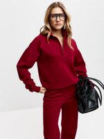 Бордовый свитшот Reed