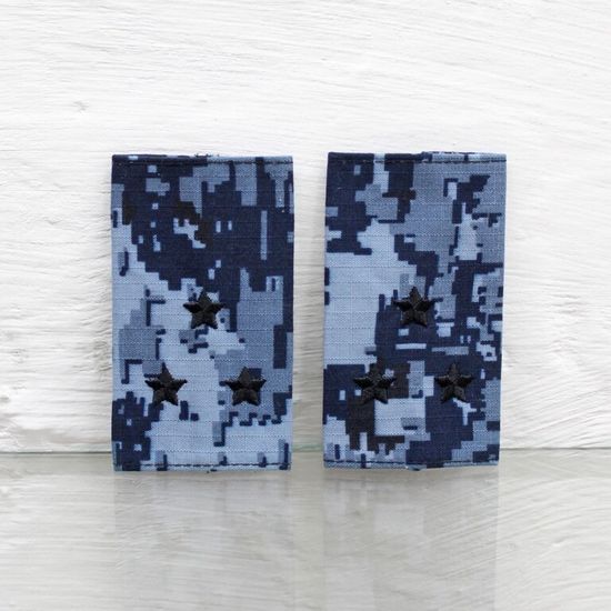 Фальшпогоны "(ФСИН) Росгвардия" синяя точка (Ст. Лейтенант)