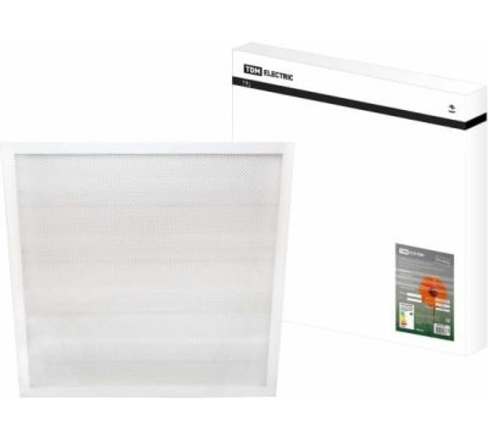 Светодиодная панель БЕЗ ДРАЙВЕРОВ ЛП 01Т 595х595 Призма 25 мм встр 3200лм 40Вт 4000К TDM