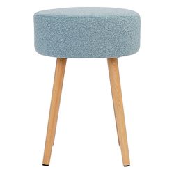 Табурет Carter, букле, серо-голубой