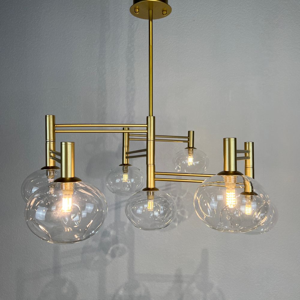 Люстра на штанге TEMPER L7 Gold