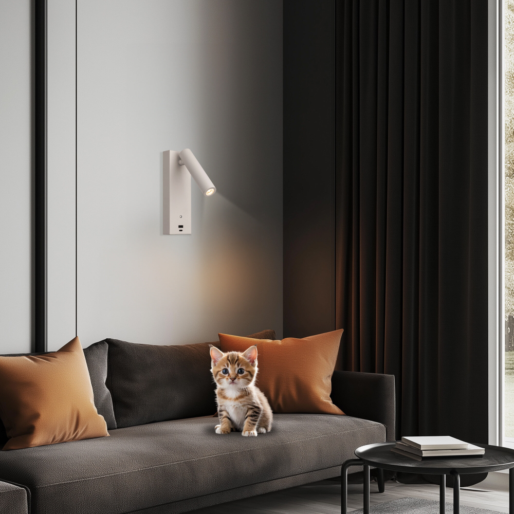 Citilux Декарт CL704430 LED USB Светильник с выключателем Белый