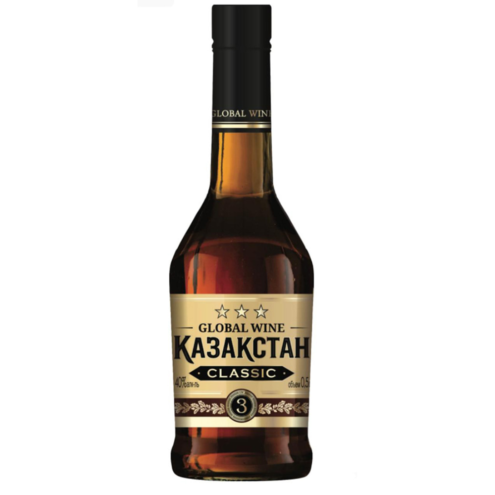 Коньяк Global Wine Казахстан Black Caks 0.5 мл