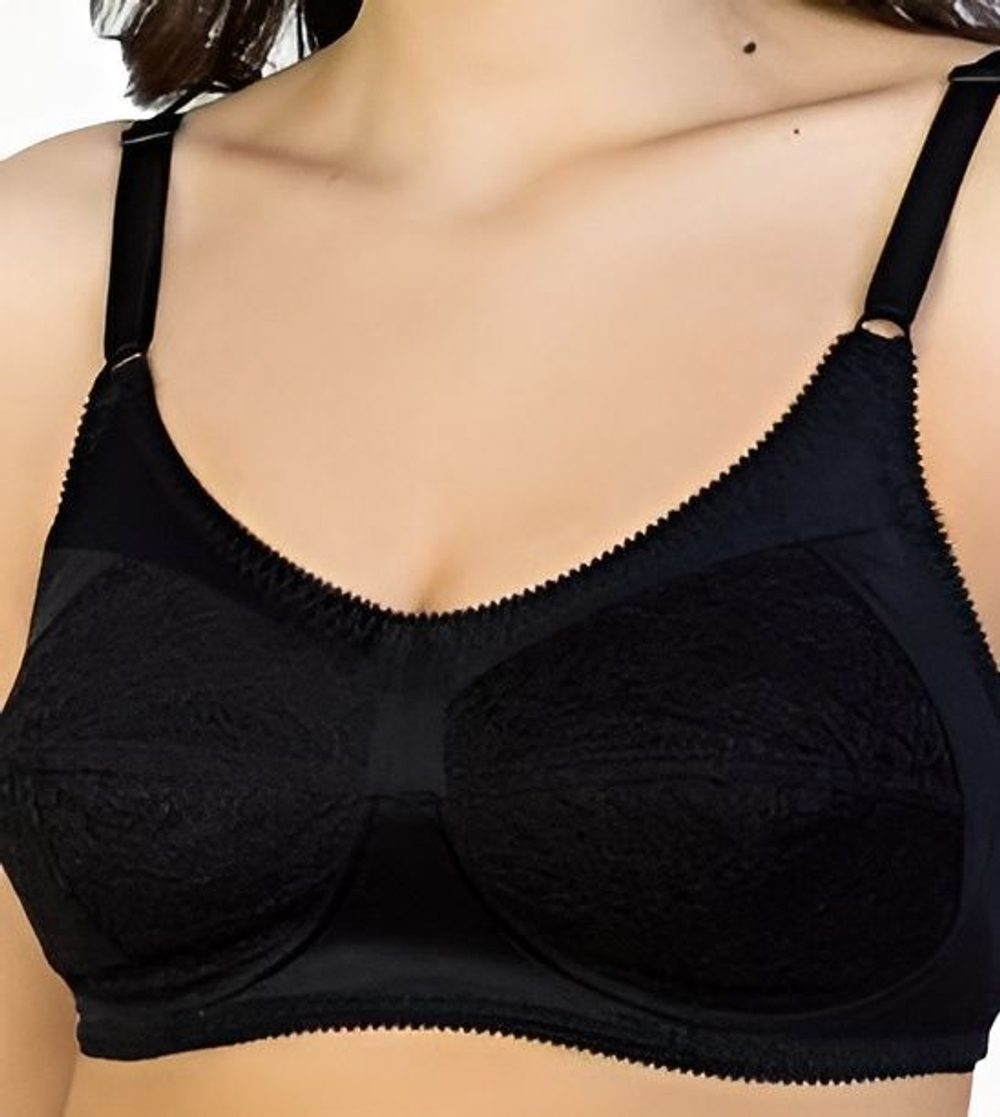 Бюстгальтер для фиксации экзопротеза молочной железы Valeria ЛФ черный 80