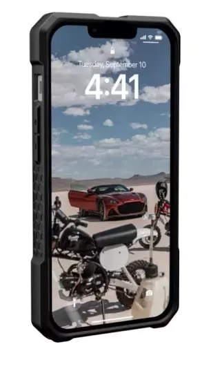 Чехол с поддержкой MAGSAFE Uag Monarch Pro для iPhone 14 6.1", цвет чёрный (Kevlar-Black)