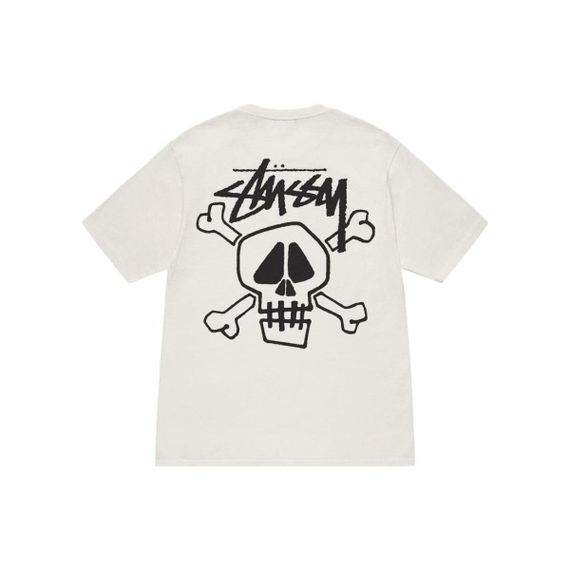 Stussy FW23 SKULL &amp; BONES TEE PIGMENT DYED T