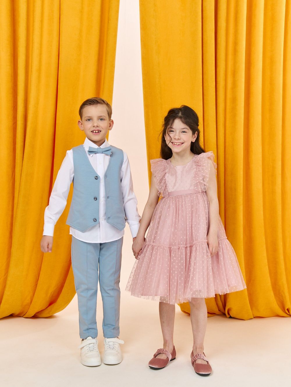 Платье фатиновое "Пудра"