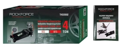 Домкрат подкатной гидравлический двухпоршневой 4т (h min 95мм, h max 560мм) RockForce##Rock FORCE RF-TH33502(RF83502)