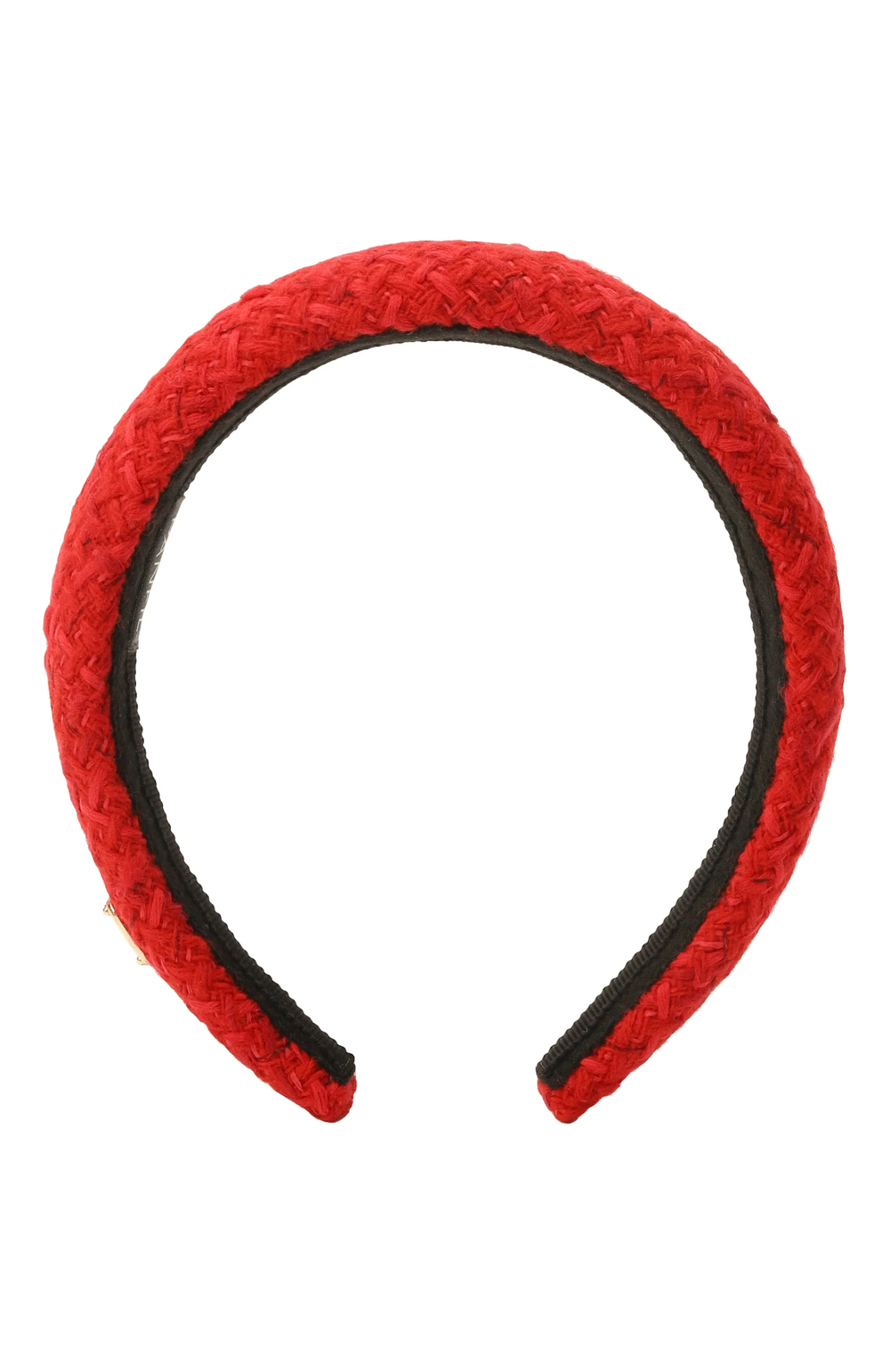 Твидовый ободок в красном цвете