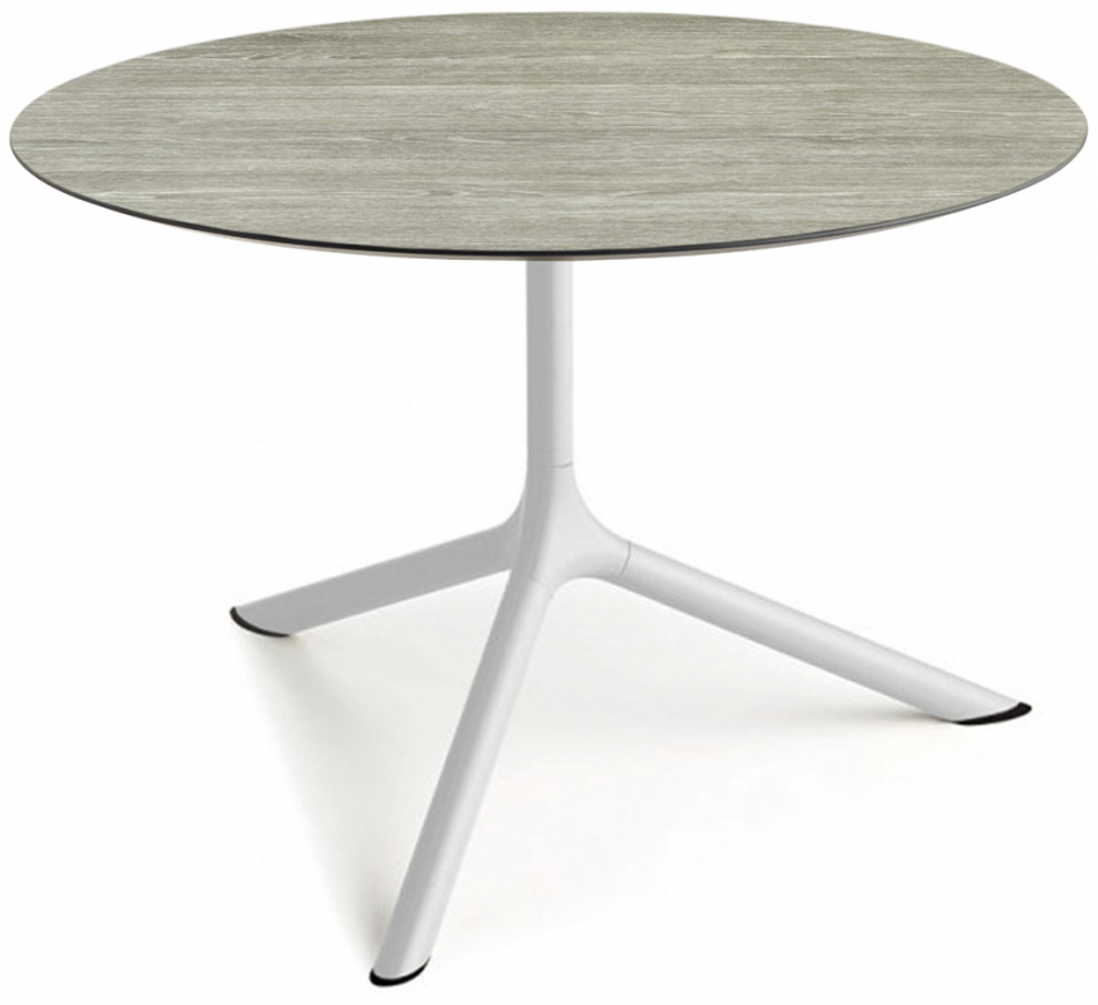 Столик ламинированный кофейный Scab Design Tripe Maxi, белый, состаренный серый дуб