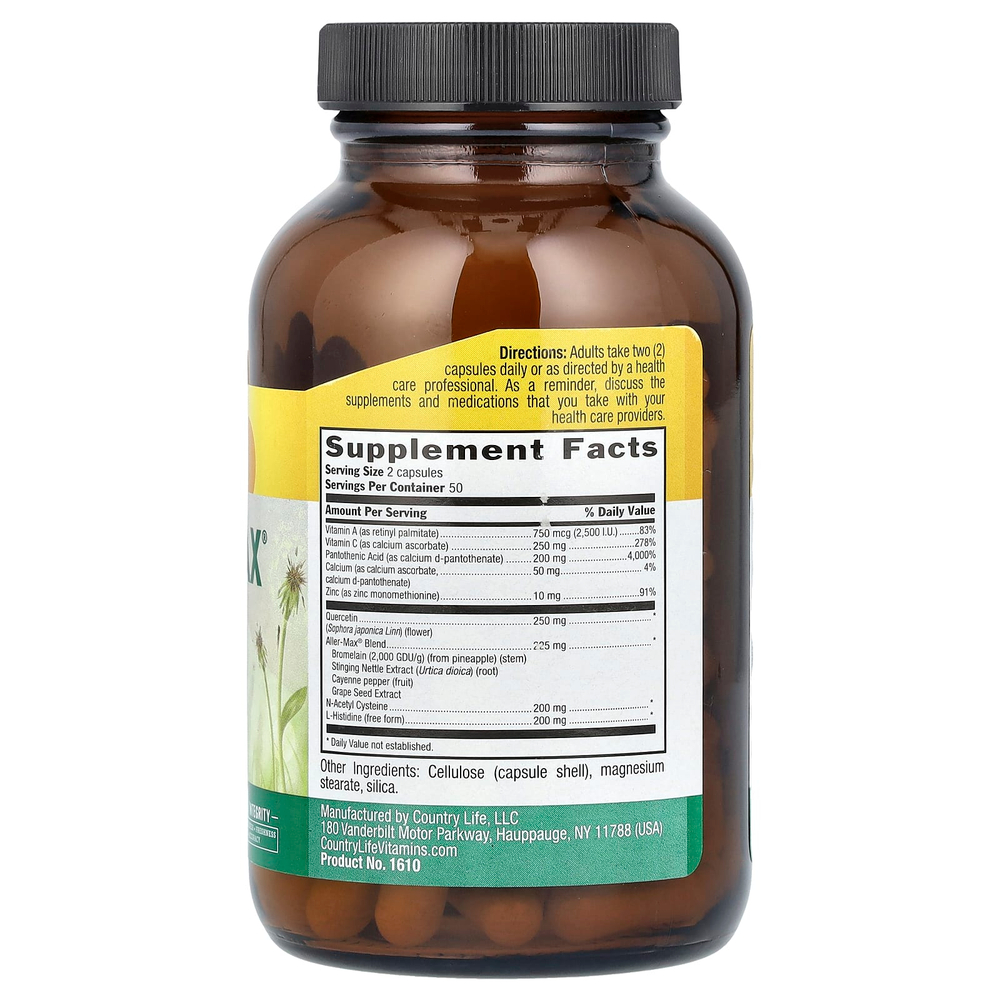 Country Life, Aller-Max, 100 веганских капсул