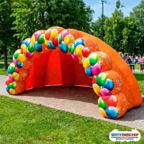 Надувная сцена для фестиваля «Карнавал», 7,5×5×3,8 м