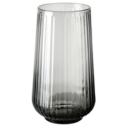 IKEA GRADVIS  (ИКЕА ГРАДВИС)  -  Ваза, серая, 19 см
