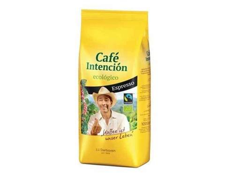 Кофе в зернах J.J. Darboven Intencion Ecologico Espresso, 1 кг (Дарбовен)