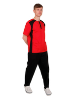 Туника медицинская мужская СтильБ 239ТСК, красный, 48