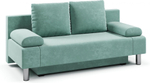 Диван прямой (еврокнижка) Велюр мятный