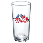 Стакан стеклянный 280мл «Снегири» D848/24