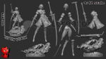 2B Андроид Йорха 2B Ниер: Автомата Фигурка