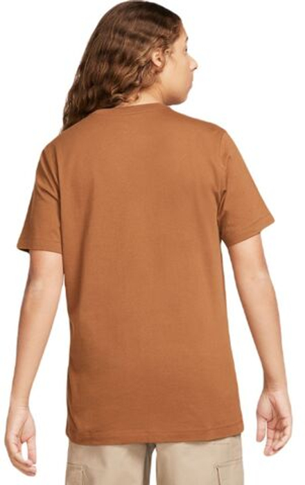 Мужская теннисная футболка Nike Sportswear Club T-Shirt - Коричневый