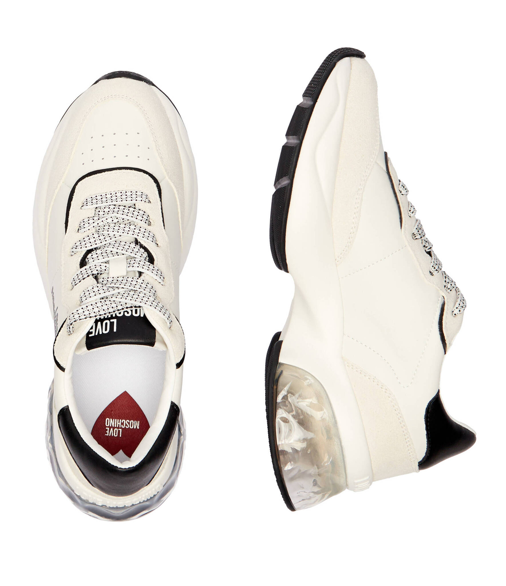 Кожаные кроссовки Love Moschino - белый(JA15266G1LIAC)