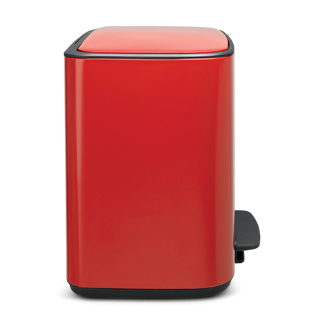 Мусорный бак Bo Pedal Bin 11+23л Brabantia Пламенно-красный