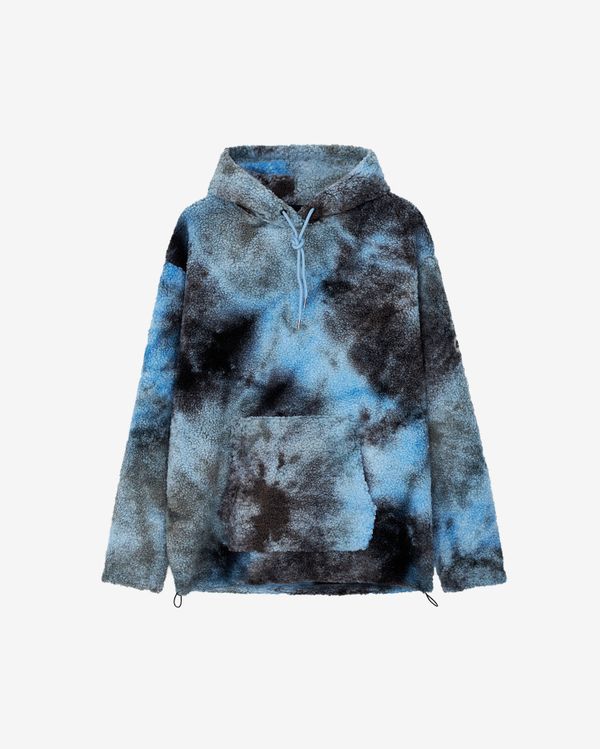 Худи Turbofleece Tie Dye Grey/Blue - фото 1