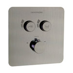 Встраиваемый термостатический смеситель для душа на 2 выхода RS SMART 85T201SNC С ВНУТРЕННЕЙ ЧАСТЬЮ никель