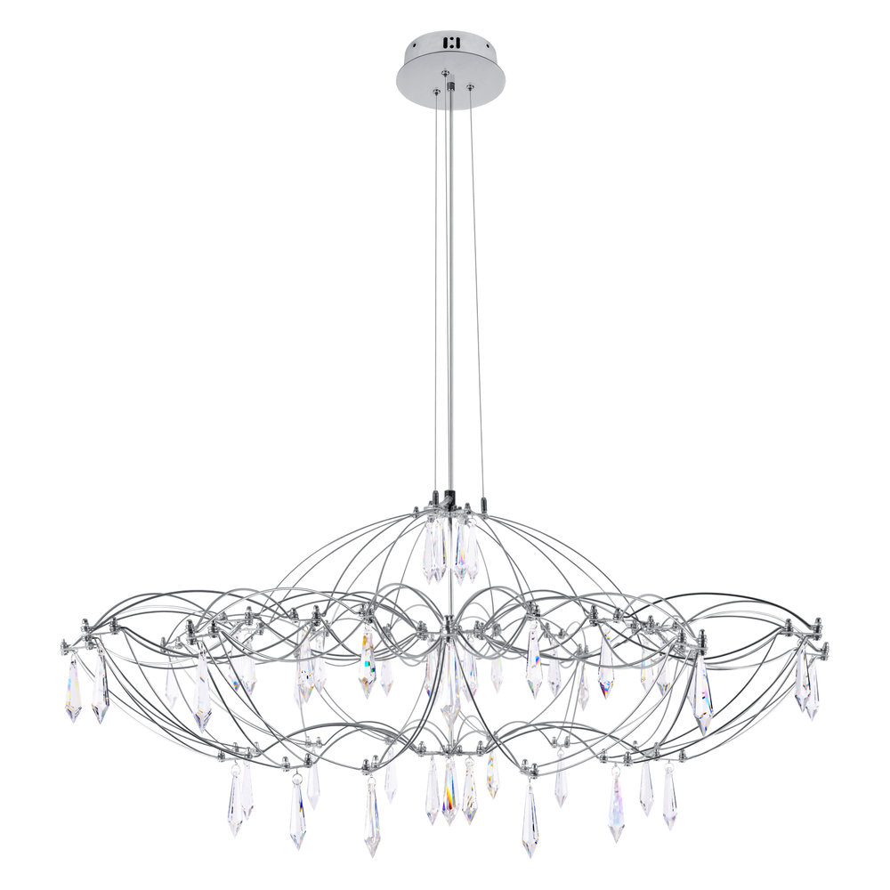 Подвесная светодиодная люстра Loft It Mira 10586/900 Silver Asfour