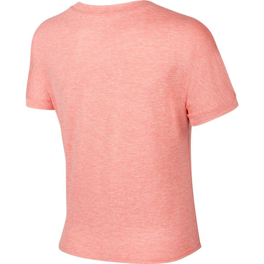 Женская футболка теннисная Nike Court Dry Elevated Essential Top - sunblush/white