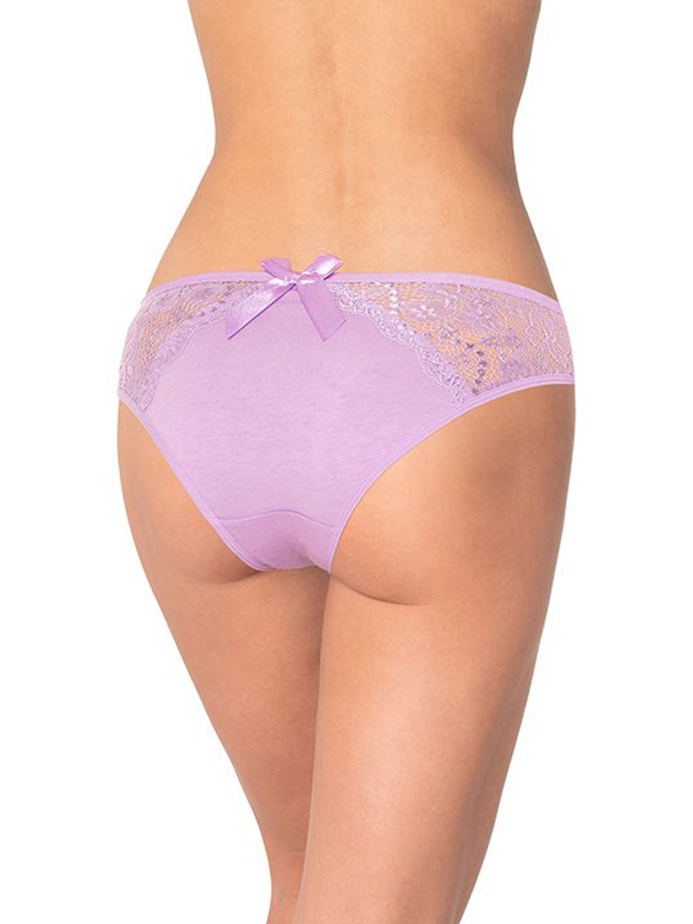 Сексуальные трусики с кружевной задней частью (Размер: S) (Цвет: розовый)