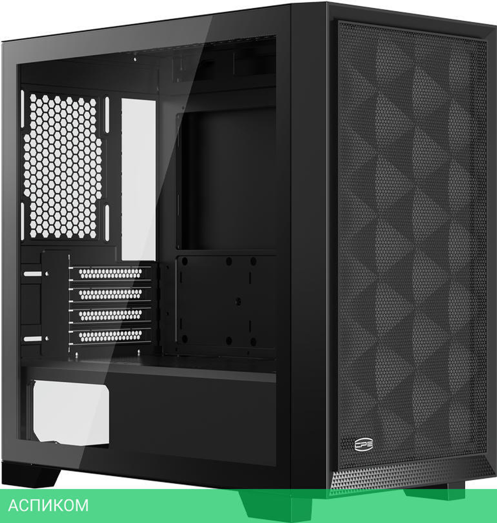 Корпус PCCooler C3D310 BK ARGB без БП (C3D310-BKP2-GL)