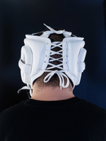 Шлем боксерский LEADERS LS WH с бамперной защитой (белый)