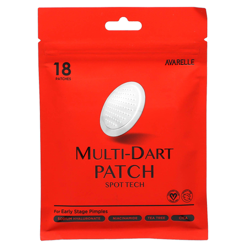 Avarelle, Multi-Dart Patch, патчи для точечного применения, 18 шт.