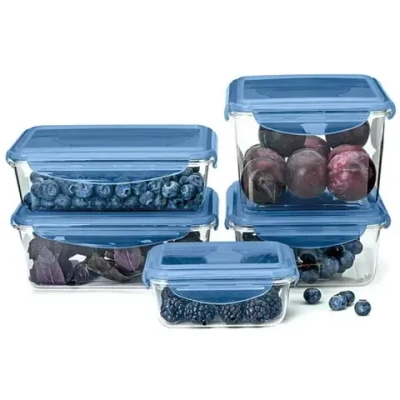 Контейнер для продуктов 0,6л круглый «BRILLIANT» синий