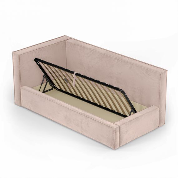 Кровать Bever ЛЕВАЯ 140 с подъемным механизмом - Nebby 232