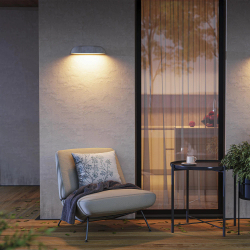 Светильник SP-BULFIN-WALL-L365-10W Warm3000 (WH, 120 deg, 230V) (Arlight, IP65 Бетон, 3 года) 058131