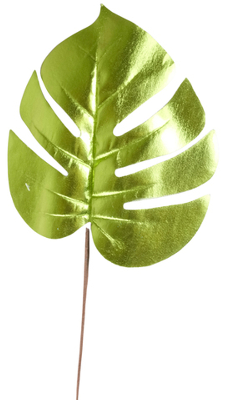 Ветка декоративная пальма 85см голубой SYCZB-3821139