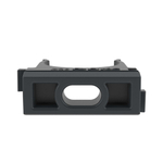 Держатель с защелкой, д.25мм, черный